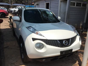 Nisaan Juke, White, Red Accents Interoir, Automatic