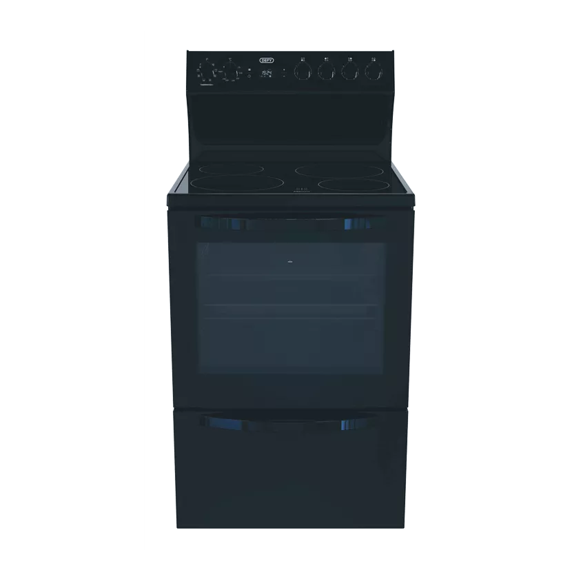 Defy Dss617 Thermofan+ Kitchenair 600 Vitroceramic Electric Stove Black Stove