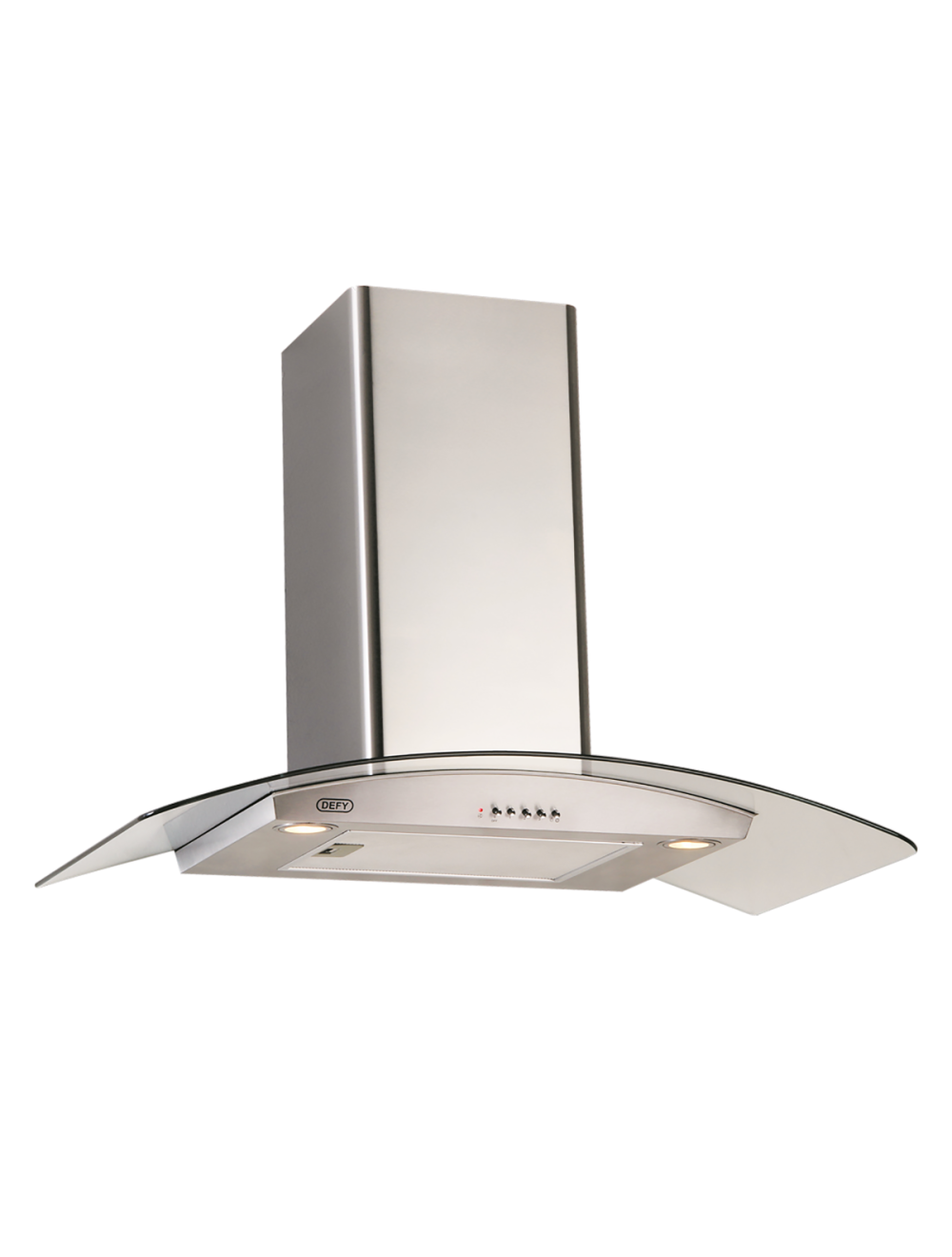 Defy Dch323 Cookerhood Premium 900 Curved Glass Island