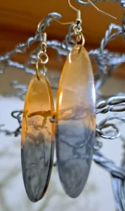 Sunset Elli Resin Earrings