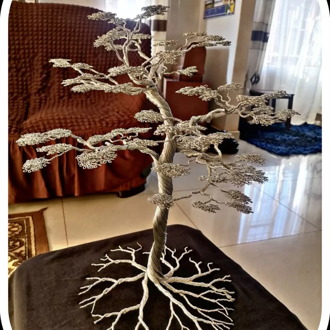 Handcrafted Bonsai Tree, Handmade Bonsai Tree, Artisanal Bonsai Tree