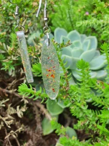 Floral Elli Resin Earrings