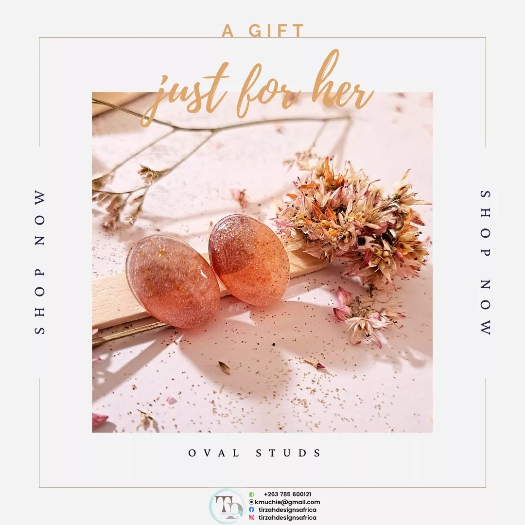 Oval Studs|resin Studs| Gift For Her|gift|studs.