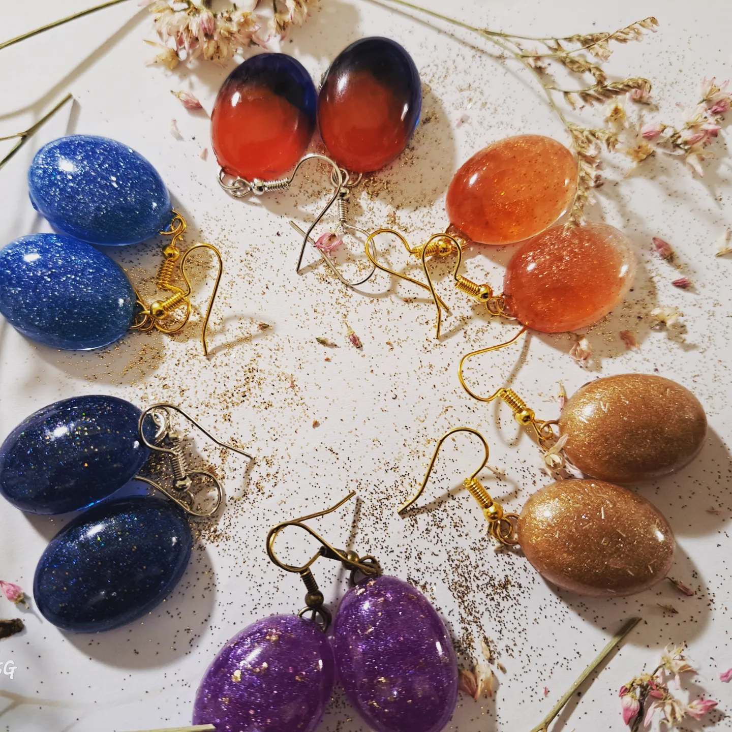 Oval Hoop Earrings - Image 2