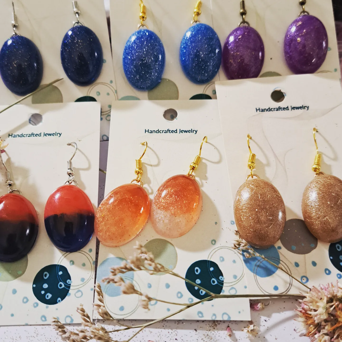 Oval Hoop Earrings - Image 3