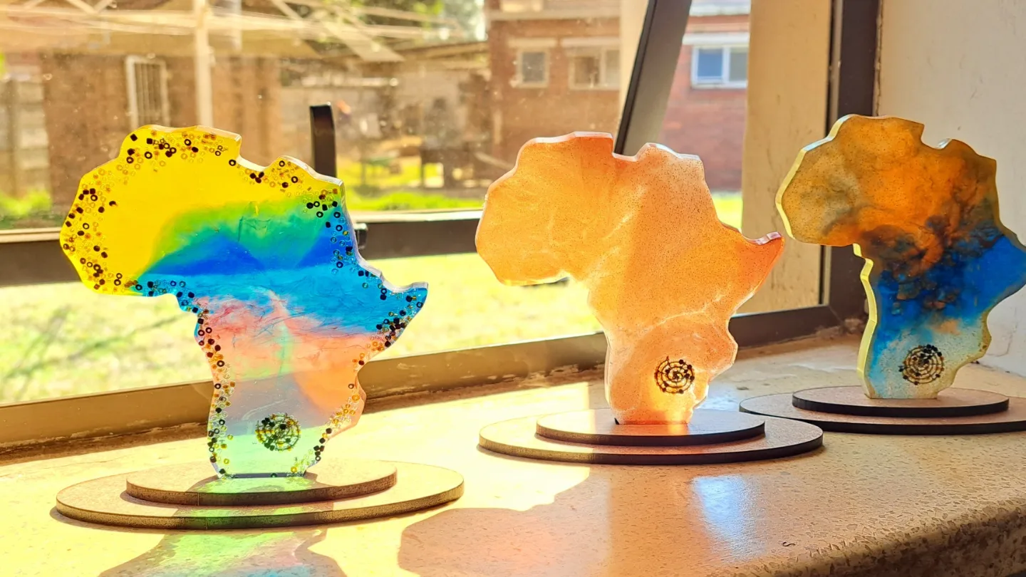 Africa Map Coasters| Table Display| Visitor Gift Ideas. Gift Ideas