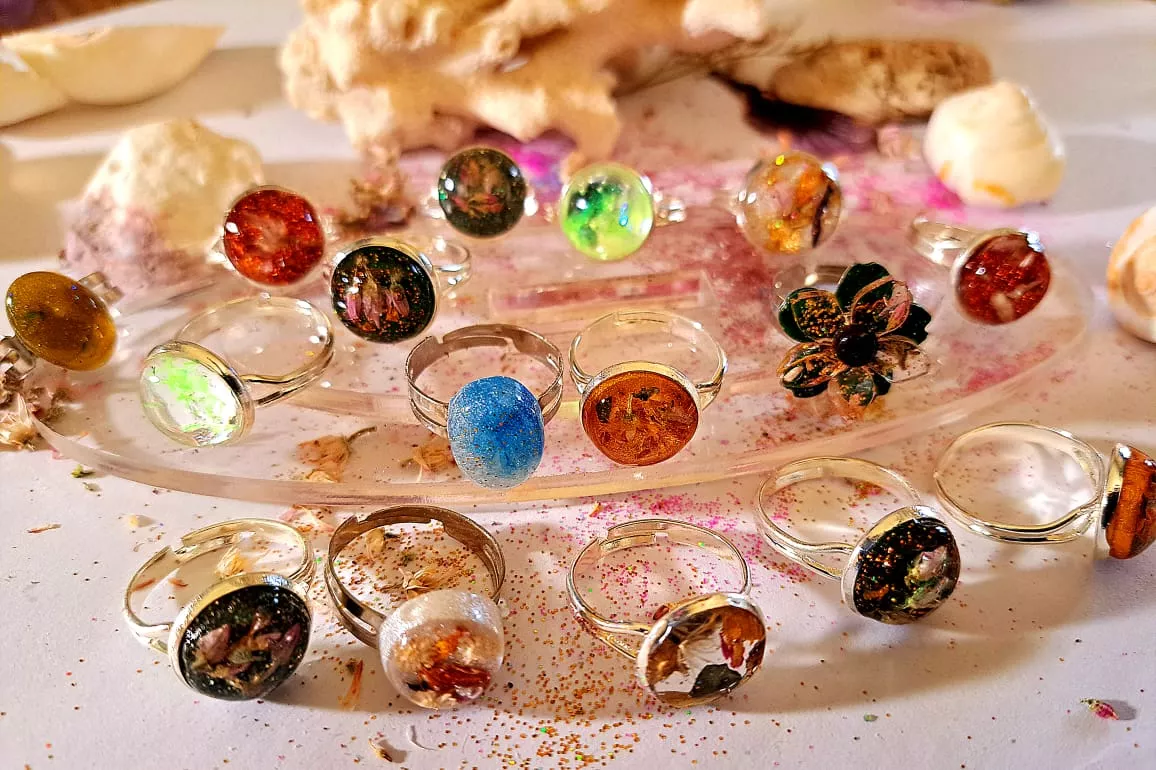 Fashion Rings|rings| Resin Rings| Gift| Gift For Her. - Image 2