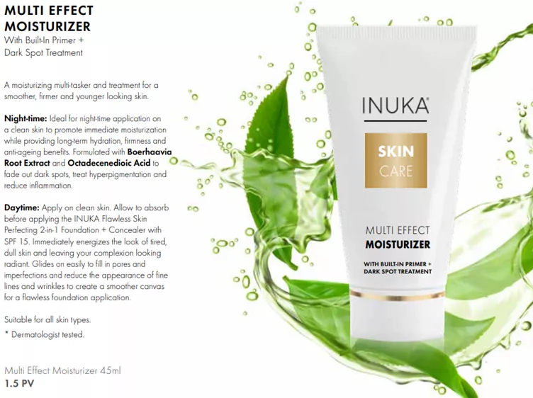 Multi Effect Moisturizer With Built-in Primer + Dark Spot Treatment - Image 2
