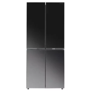 Kelvinator 520l Four 4 Door Black Mirror Fridge/freezer