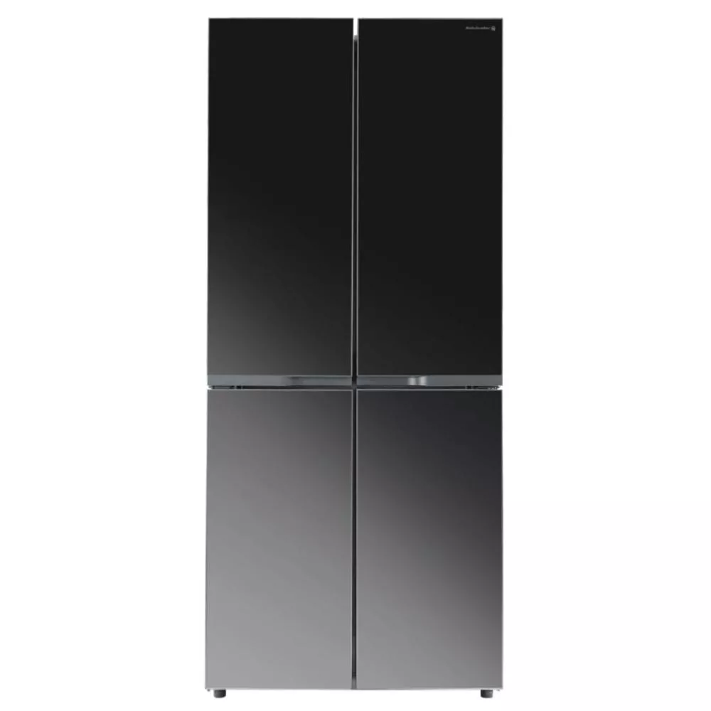 Kelvinator 520l Four 4 Door Black Mirror Fridge/freezer