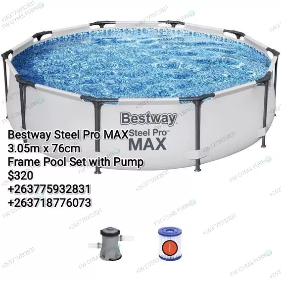 Bestway Steel Pro 3.05m X 76cm Pool Set With Filter Pump - Image 2