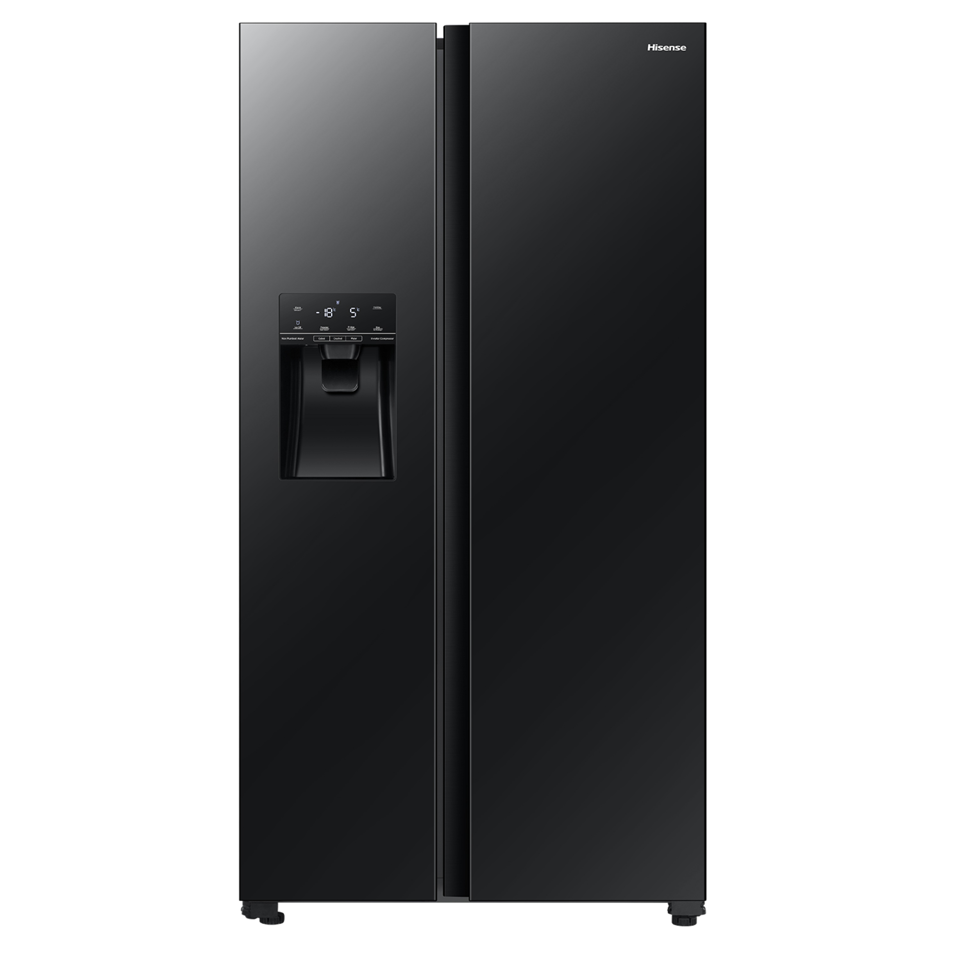 Hisense H700smi-ldl Black Glass Side By Side Two Door