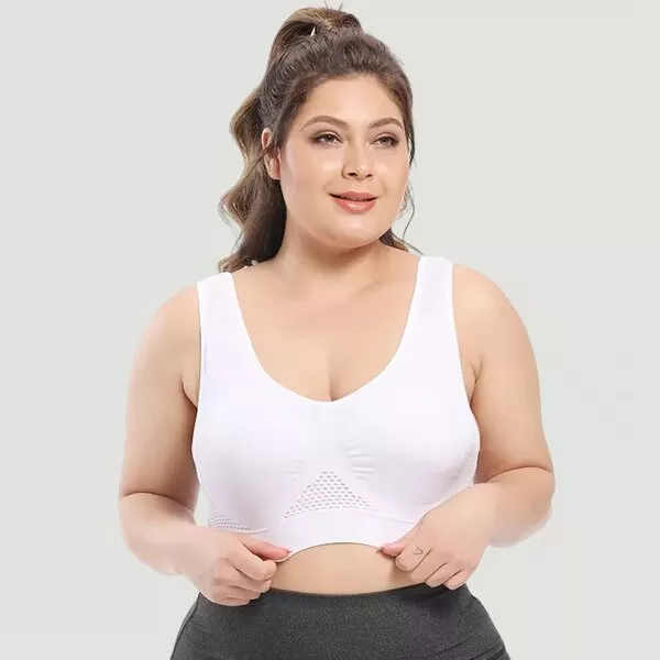 Valbonne Pull On Comfort Bra Xl White