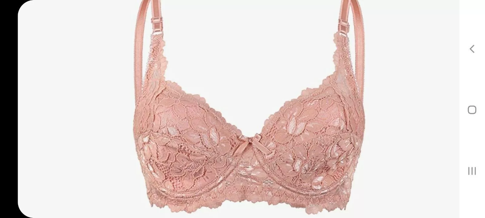 Valbonne Daniel Axel Bra Dusty Pink Size 36e