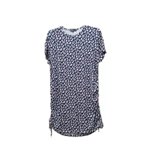 Women's Plus Basic Crew Neck Round Hem Short Sleeve Draped Jersey Tee size:16