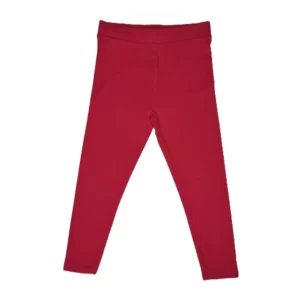 Infant Leggings Plain Red size:5-6yrs