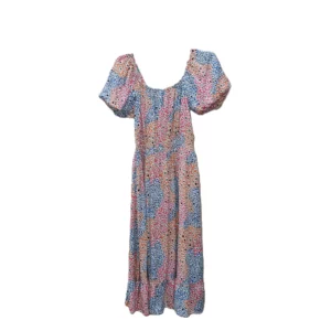 Women's Colourful Leopard Print Multi Way Midi Dress Casual