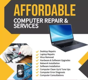 Laptop Repairs, Upgrades & Services