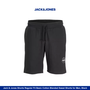 Jack & Jones Sweat Shorts Men's Regular Fit Logo Printed Casual Wear