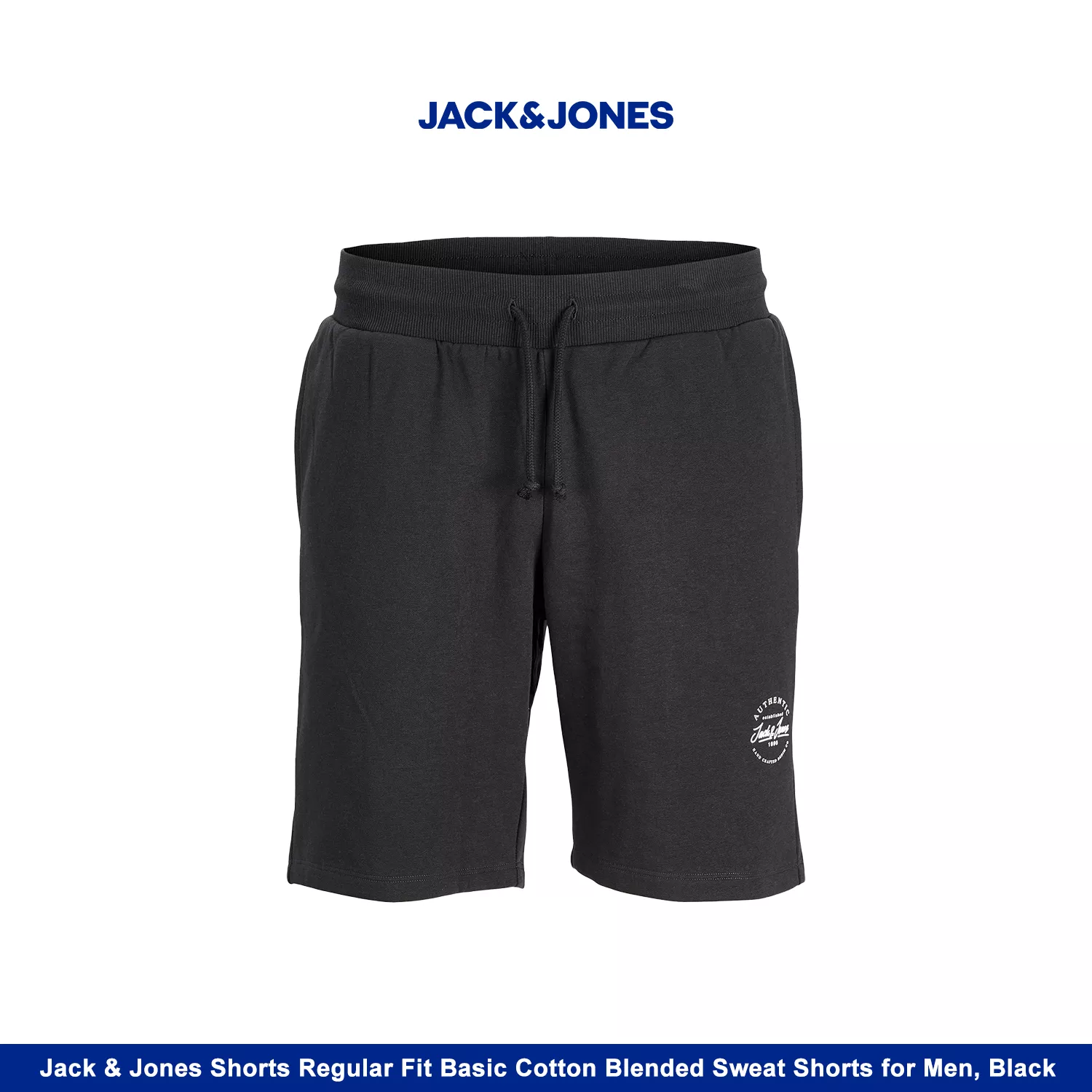 Jack & Jones Sweat Shorts Men's Regular Fit Logo Printed Casual Wear