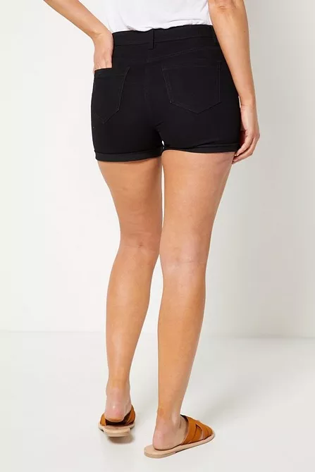 Studio Black Basic Denim Jean Short Size:12 - Image 2