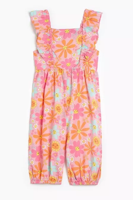 Studio Younger Girls Floral Jumpsuit 5-6 Years - Image 3