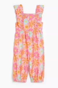 Studio Younger Girls Floral Jumpsuit 5-6 Years