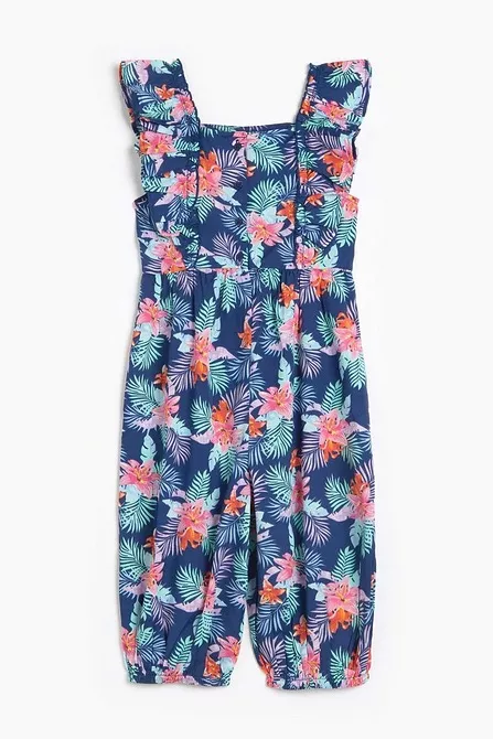 Younger Girls Tropical Jumpsuit 3-4 Years - Image 3