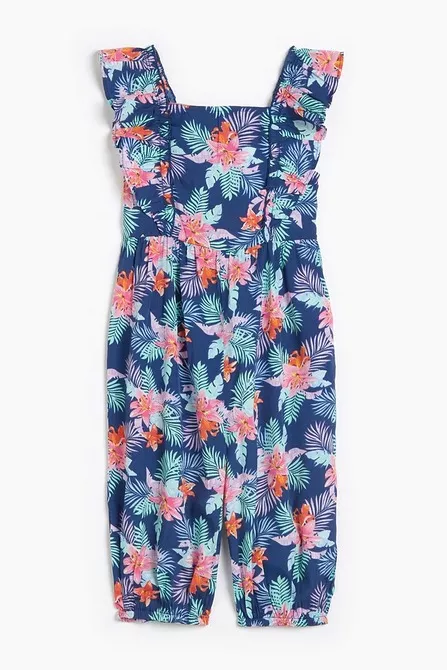 Younger Girls Tropical Jumpsuit 3-4 Years
