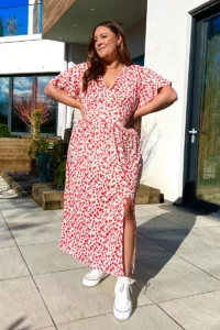 In-the-style Floral Print Dress size 26UK