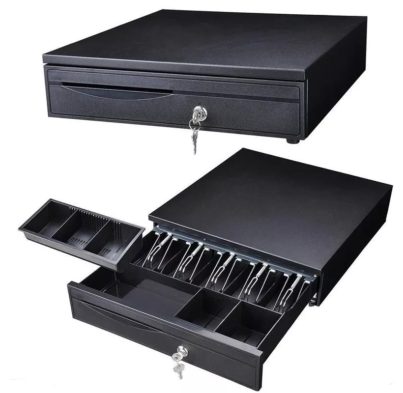 Cash Register Drawer 405b/c/d, Safe Box 5 Bill 5 Coin Tray For Pos Printer Store Money Lock Storage - Image 3