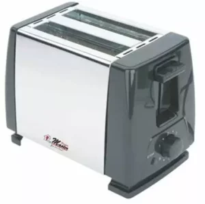 2 Slice Bread Toaster, 1000w, Stainless Steel, Electro Master