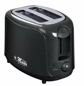 2 Slice Bread Toaster, 1000w, Plastic Body, Electro Master Em-bt-1209