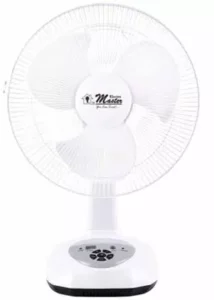 Electro Master 12" Rechargeable  9 Speed Fan & Smb Lights