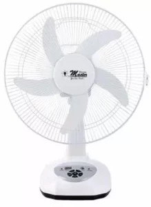 Electro Master 16" Rechargeable Desk Fan & Smb Lights 24w