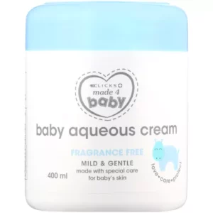 Clicks Baby Aqueous Cream Fragrance Free Mild & Gentle 400ml