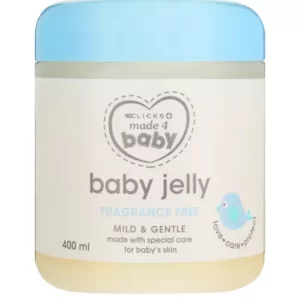 Clicks Baby Jelly Fragrance Free 400ml Mild & Gentle