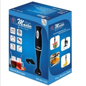 Electro Master Black Hand Blender