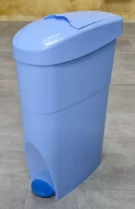 Sanitary Bin Sky Blue Pedal