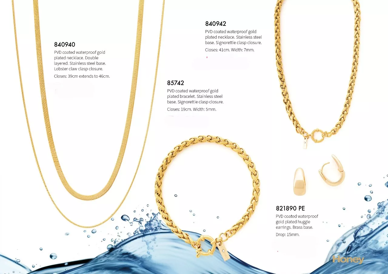 Honey - Pvd Waterproof Jewellery - Image 2