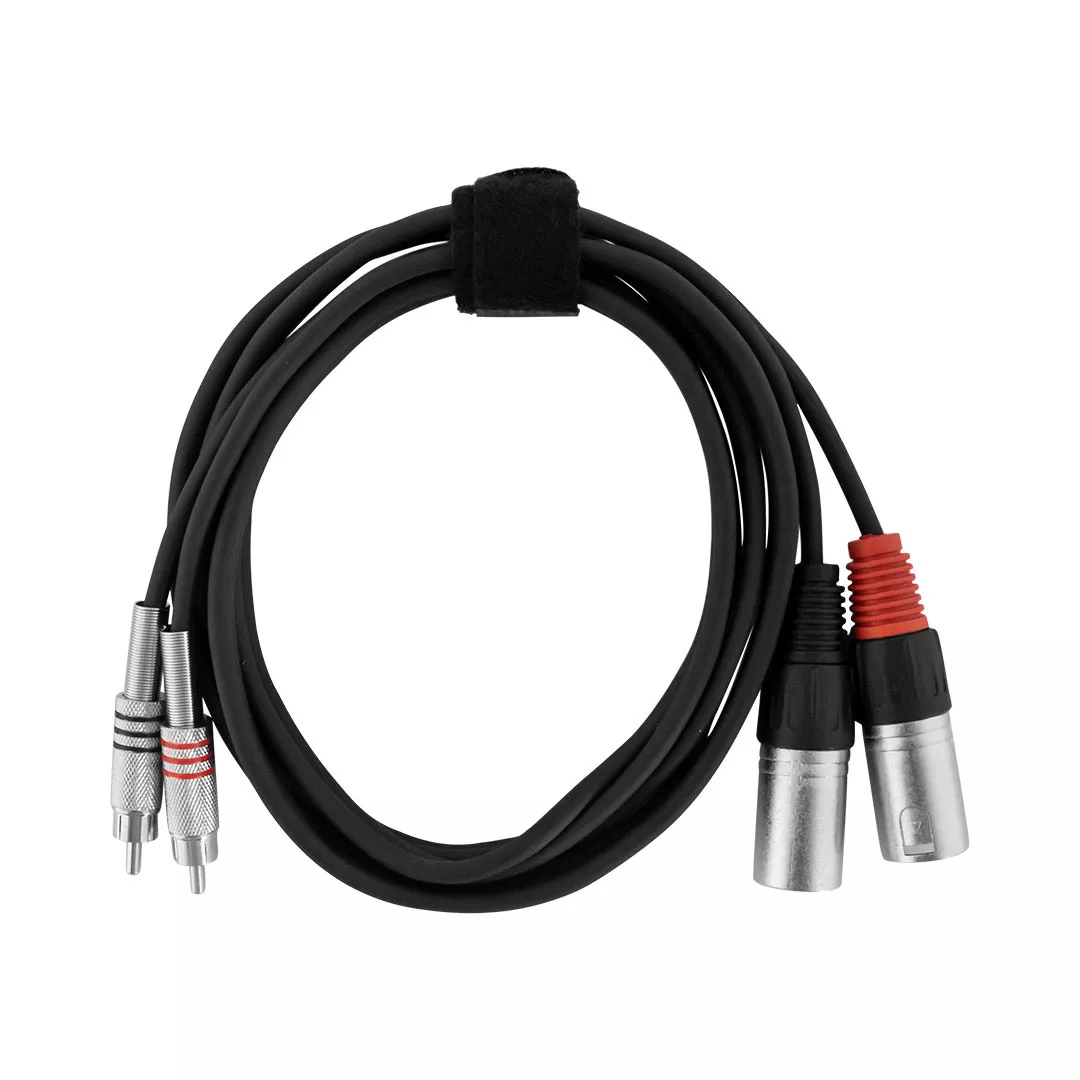 Dual Rca To Dual Xlr Audio Cable - Image 2