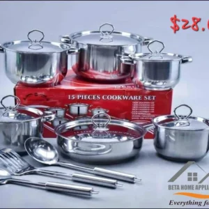 15 Piece Dophin Pots