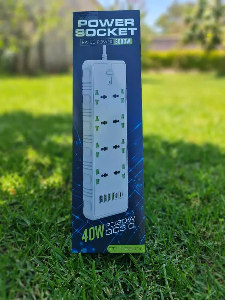 40w 4usb, 8-socket Power Adapter T28qc