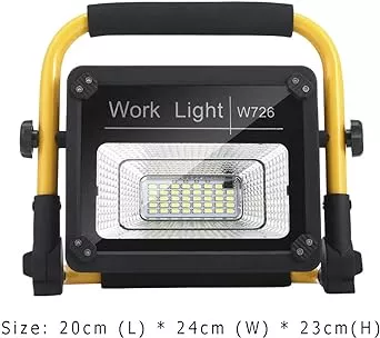 100w 1200lm Work Light , 3/5/8h Timing Portable Led Work Light, Waterproof Flood Light