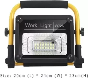 120w 1200lm Work Light , 3/5/8h Timing Portable Led Work Light, Waterproof Flood Light