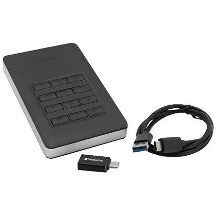 Verbatim Store 'n' Go Encrypted Usb 3.0 Portable Hard Drive, 1tb - Image 2