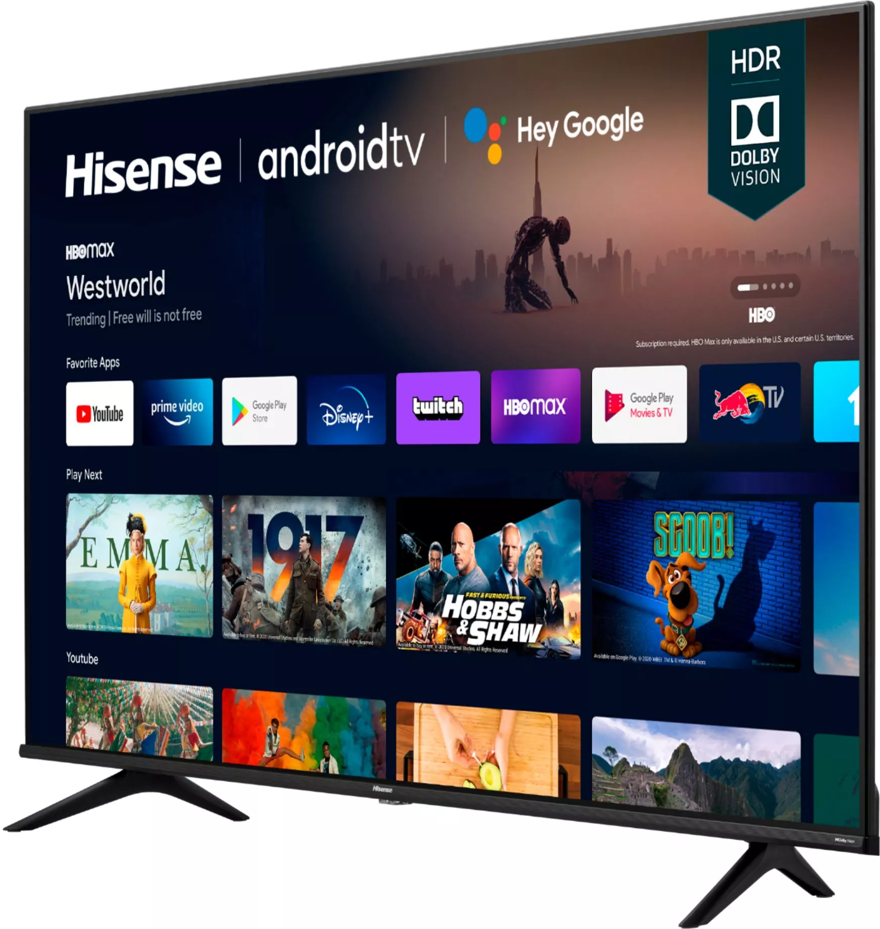 100% Original Hisense 75 Inch 4k Uhd Smart Tv 75a62hs - Image 2