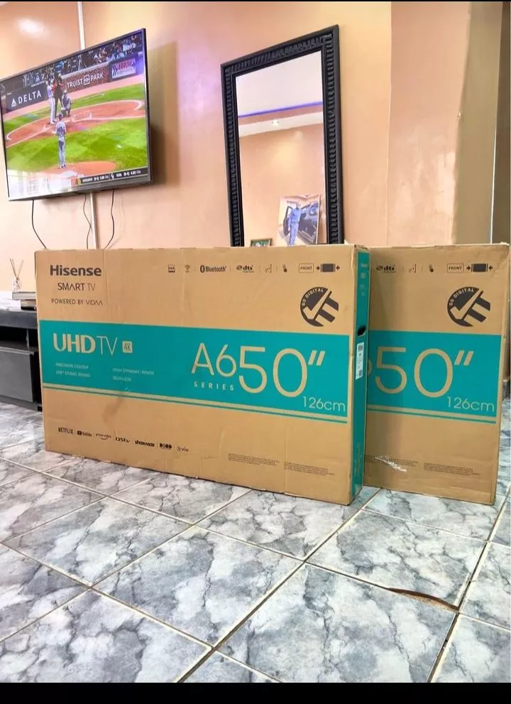 100% Original Hisense 50 Inch Qled Smart Tv 50e77kqtuk - Quantum - Image 2