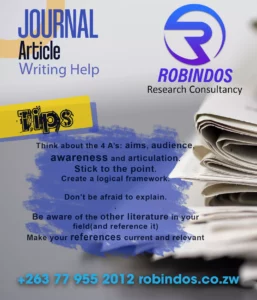 Journal Article Writing Services In Zimbabwe