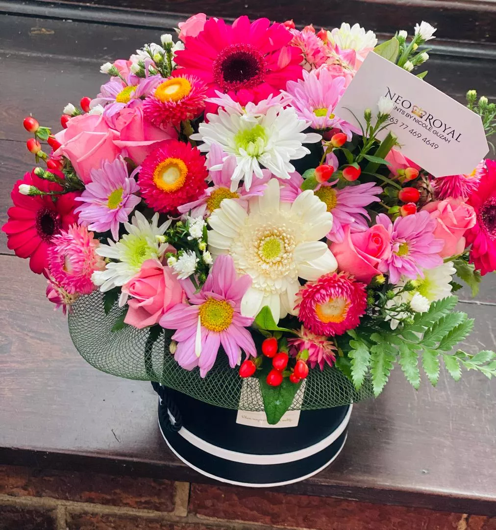 Fresh Flower Box Of Love Arrangement - Image 3